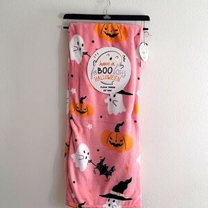 Halloween Pink Ghost Blanket